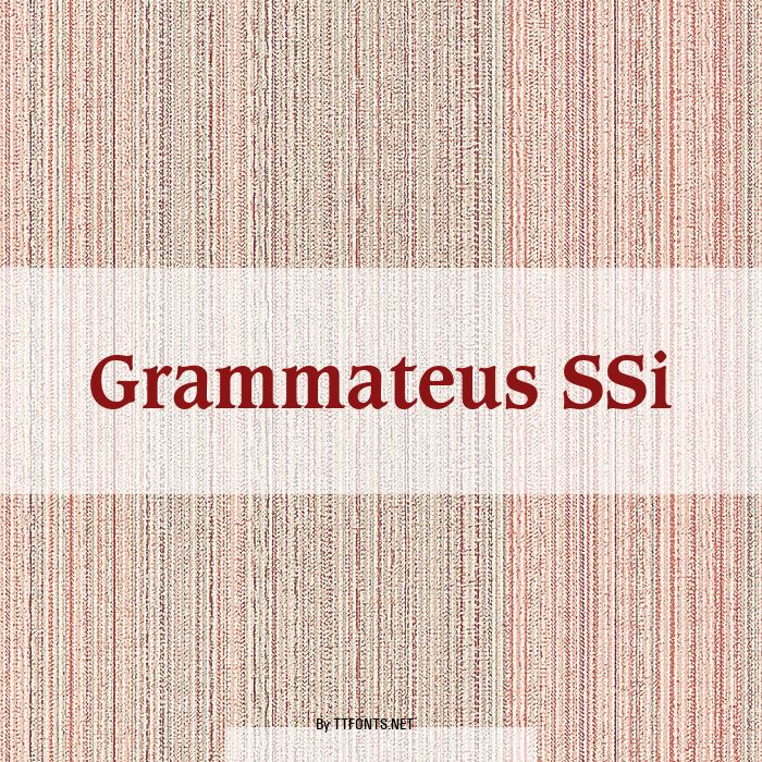 Grammateus SSi example